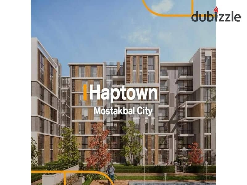 Apartment for sale in HAP Town Hassan Allam Mostakbal City with down payment and installment 0