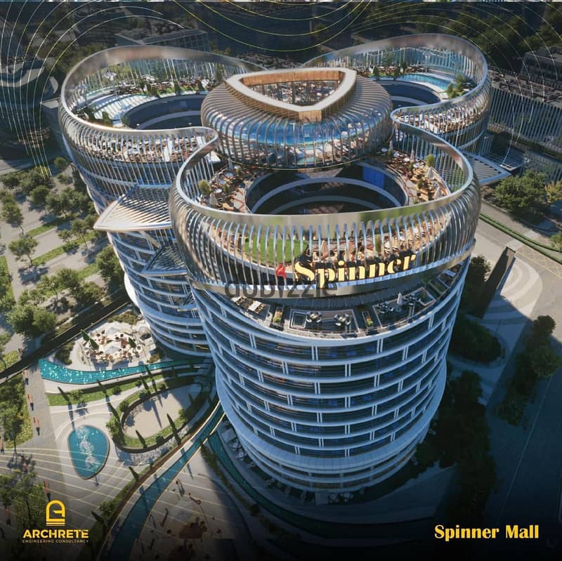 The best investment opportunity with a distinctive payment plan (0% down payment) and installments over 10 years in Spinner Mall New Capital 0