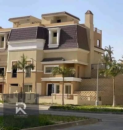 Villa For Sale at Sarai Mostakbal City   prime location : directly next to Madinaty