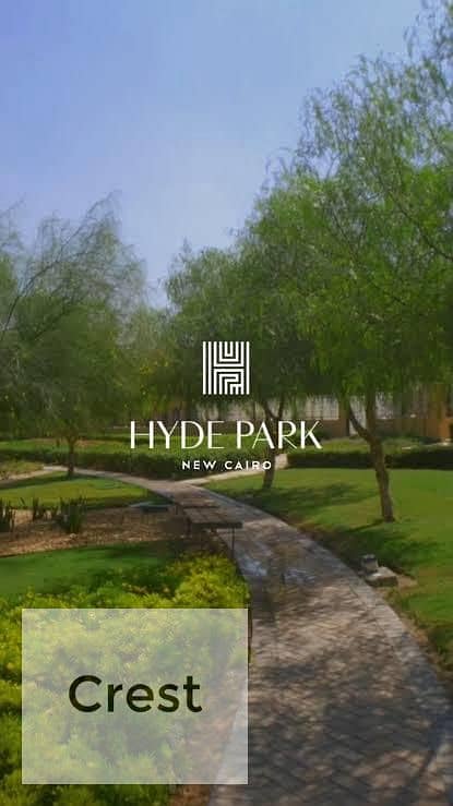 Town Middle for sale, 215 meters, prime location, delivery soon, lowest down payment and lowest payment period in Hyde Park new Cairo 0