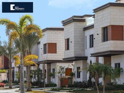 Villa Town House in Azzar New Cairo For Sale Super Lux Finishing Lowest Price With Installments