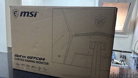 msi optix g27cq4 شاشة مكسورة