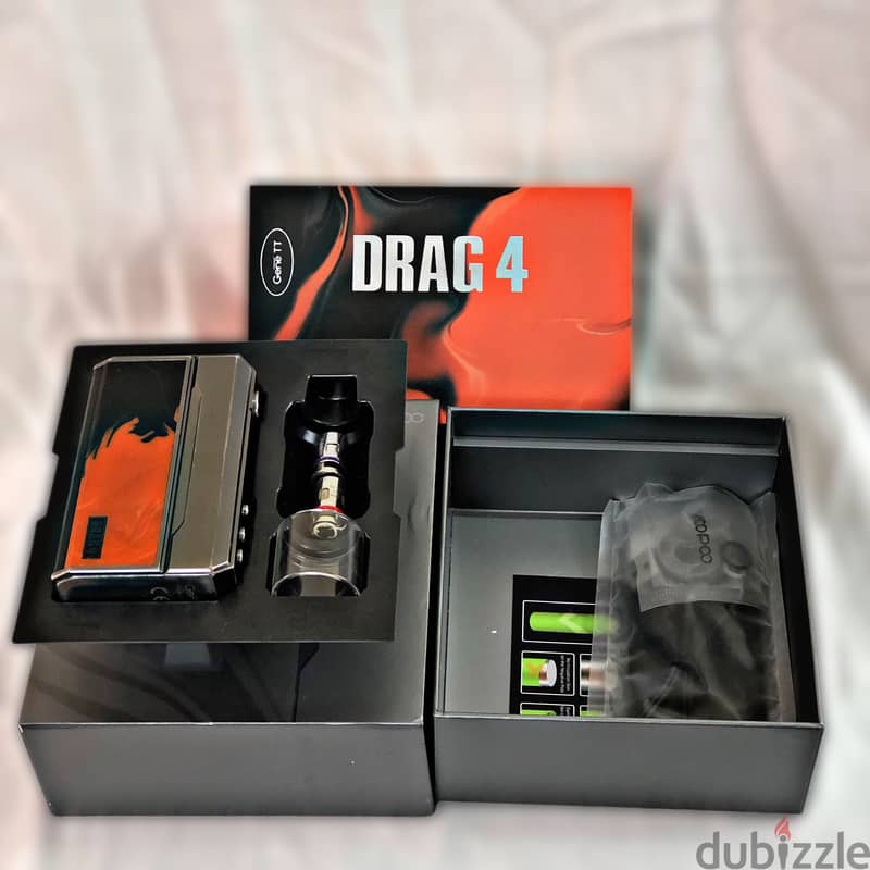 DRAG 4 + BSKR V2 MTL + Sotto batteries 1