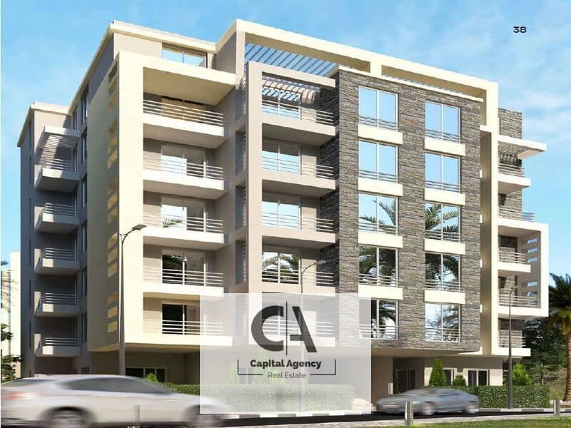 Apartment for sale in installments over 12 years without 0% down payment for a limited period with Misr City in Taj City with a 39% cash discount in F 0