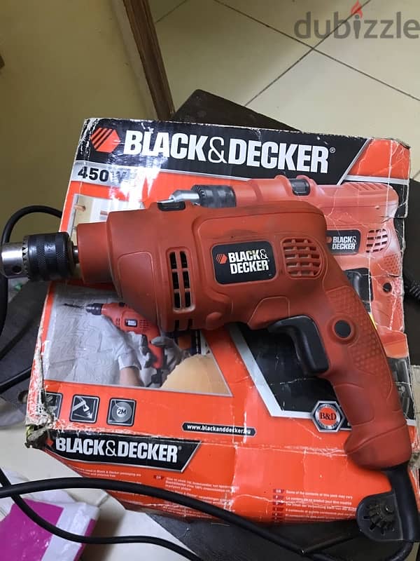 drill شنيور black  &decker 0