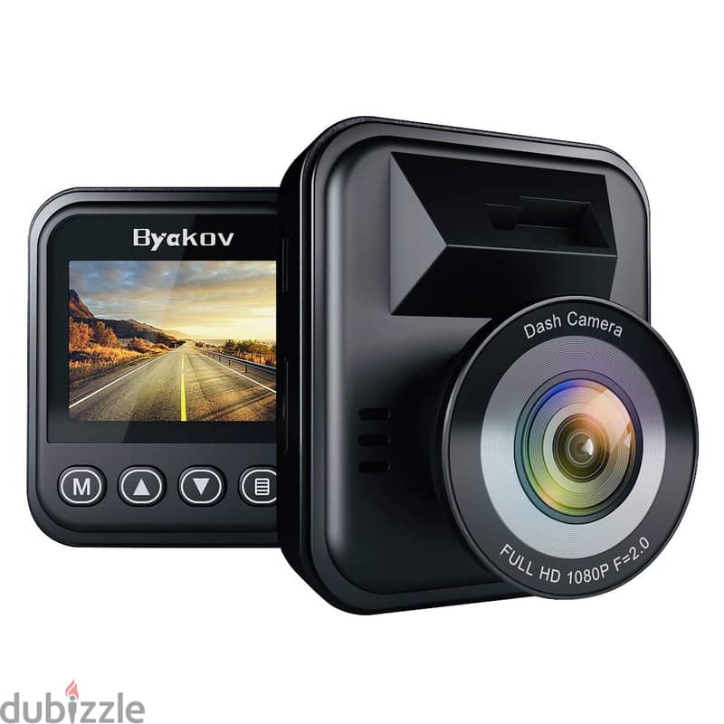 Byakov Dash Cam, 1080P Dash Camera for Cars with 170° Wide Angle 0