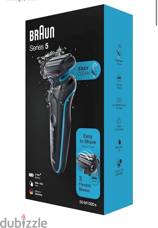 Braun Series 5 50-M1000s Wet & Dry Shaver 0