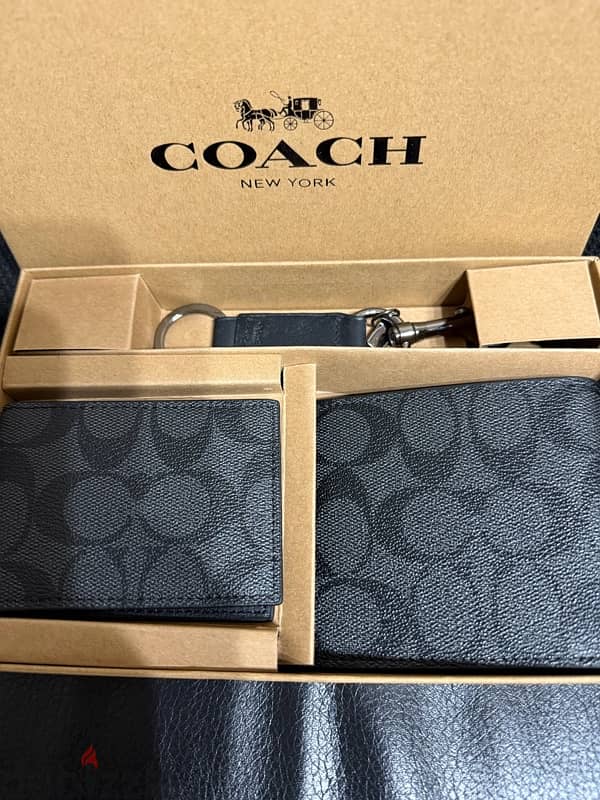 coach Wallet men’s 3 in 1 gift box 0