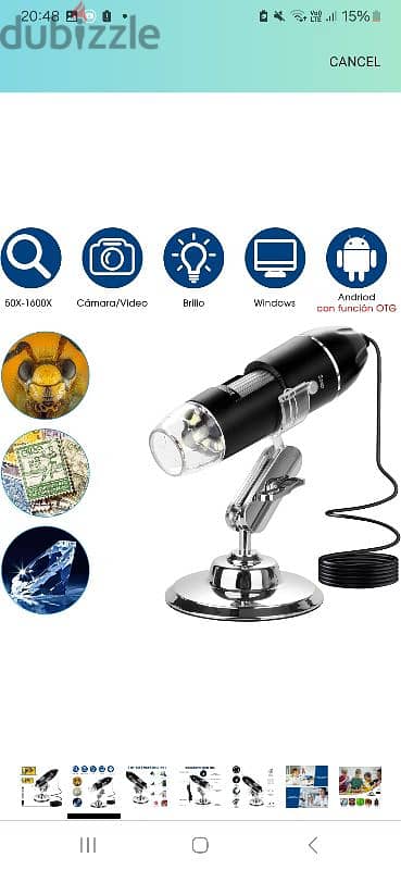 USB Digital Microscope مايكروسكوب ديجيتال