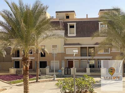 Villa for sale, 239 sqm, with private roof, in Sarai Compound, by Misr City Company