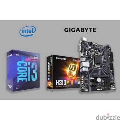 باندل i3 9100f - H310 motherboard للبيع