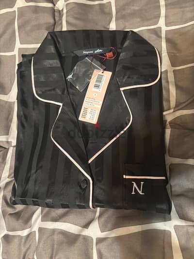 Satin pajamas Nayomy  / black