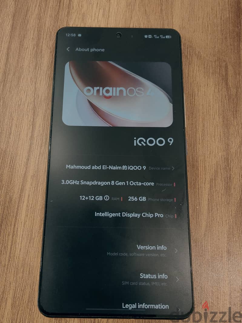 Vivo IQOO9 like New Chinese version without box 2