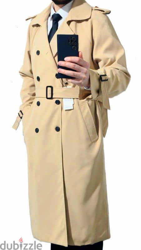 بالطو ترنش رجالي trench coat 3