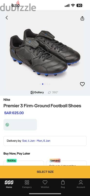 Nike Premier 3 Firm-Ground Football Shoes original size 44