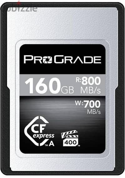 Prograde original 160GB type A cf express A memory Card silver