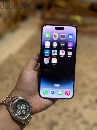 iPhone 14 Pro Max 128 جيجا بطاريه ٨٨٪؜ سليم  وتر بروف وبدون جمارك