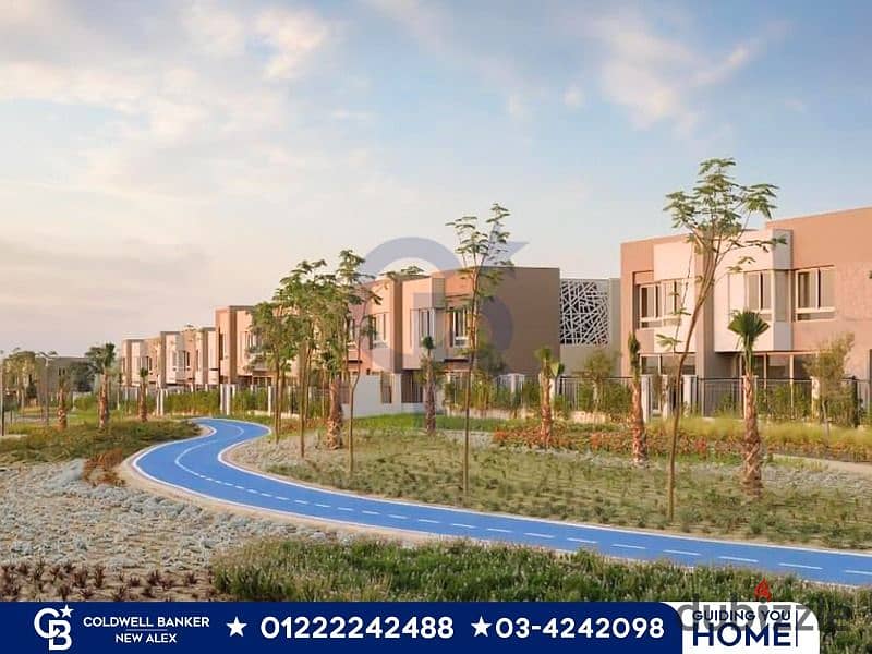 شقة ارضى بحديقه 131 + 46 م للبيع فى مدينه Badya palm hills 0