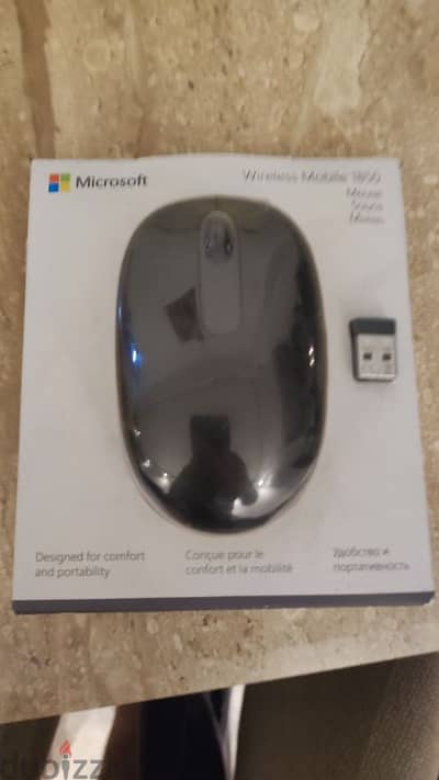 Microsoft Wireless Mobile Mouse 1850, Black