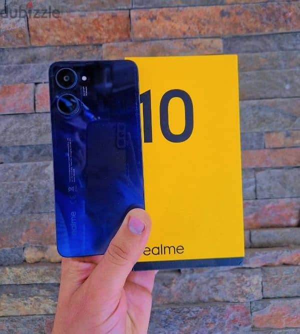 realme 10 رام ٨ ومساحة ٢٥٦ شبه الجديد 1