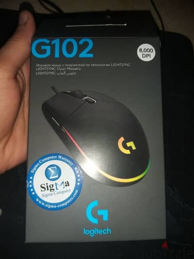 Mouse logitech G102 used like new السينسور القديم