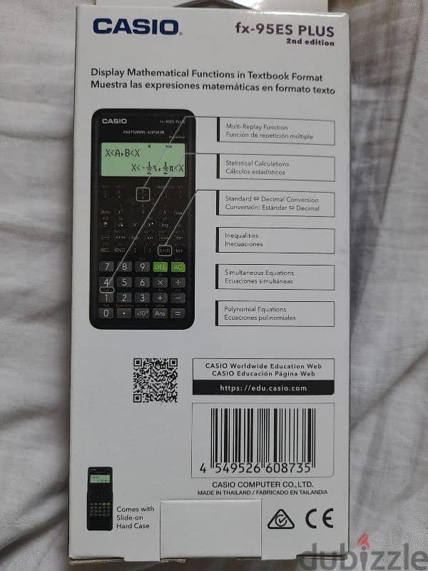 Calculator Scientific Casio FX95ES Plus 2nd edition 1