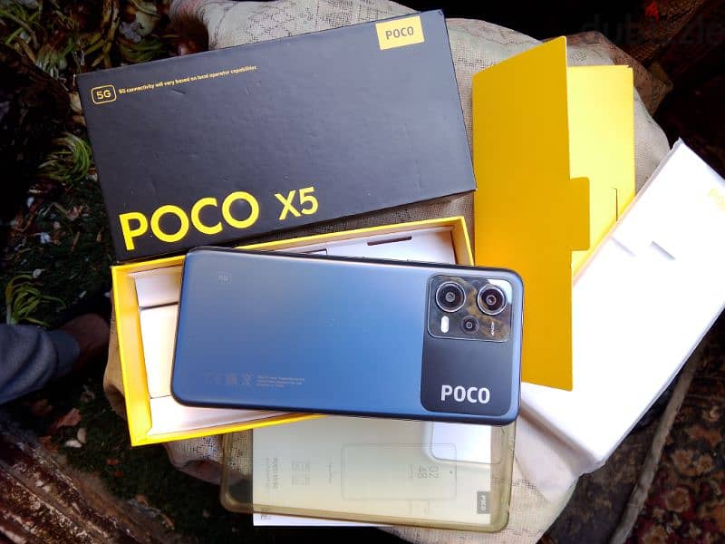 Poco x5 5G معاه كل مشتملاته 5