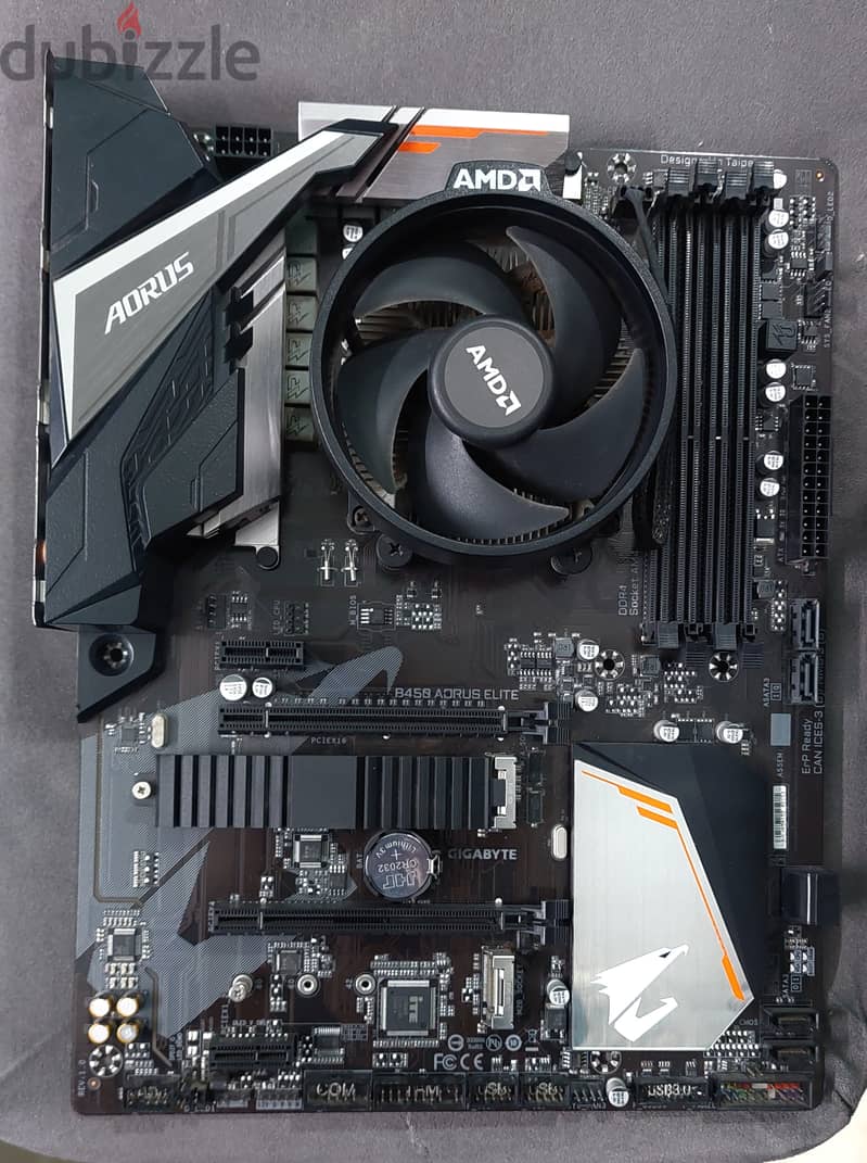 B450 Aorus Elite + Ryzen 5 3600 6