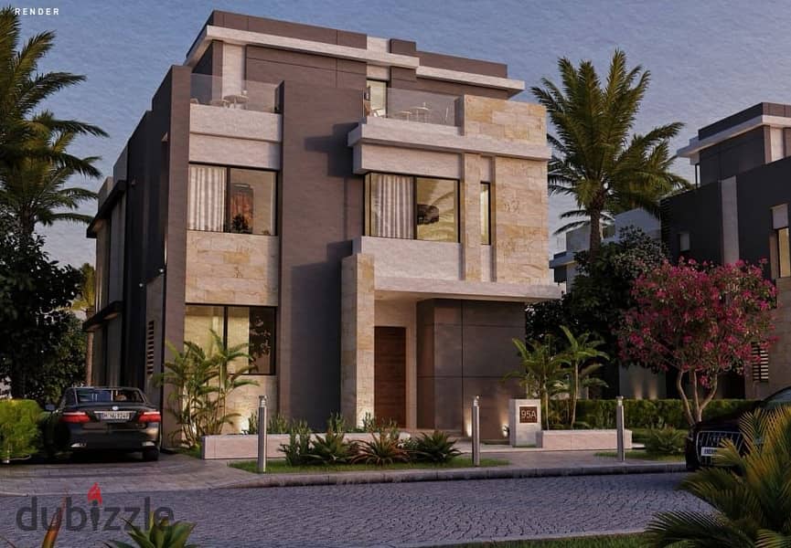 Receive an immediate villa at a bargain price next to Palm Hills and New Giza in Hyde Parks in installments 0