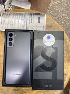 Galaxy S21 5G dual sim 128/8G Black جديد بضمان الوكيل 0