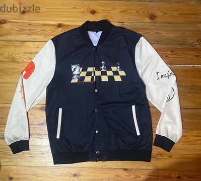 jacket baseball chess design جاكيت بيسبول