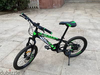 MOST Bicycle Black-Green دراجة سوداء