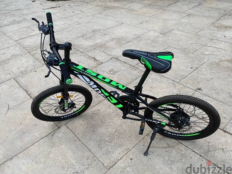 MOST Bicycle Black-Green دراجة سوداء 3