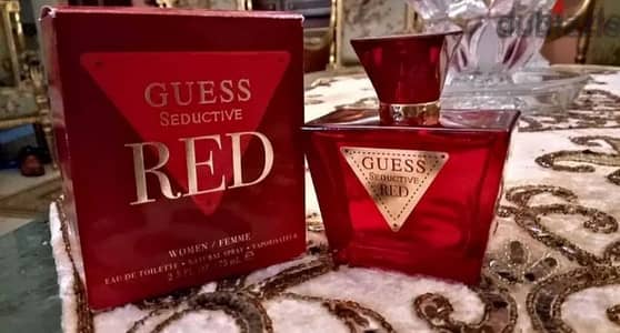 من كندا عطر الفنانات و المشاهير GUESS SED RED أصلي فائق الأنوثة خصم50%