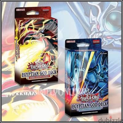 Original Yu Gi Oh Cards-Slifer and Obelisk structure decks