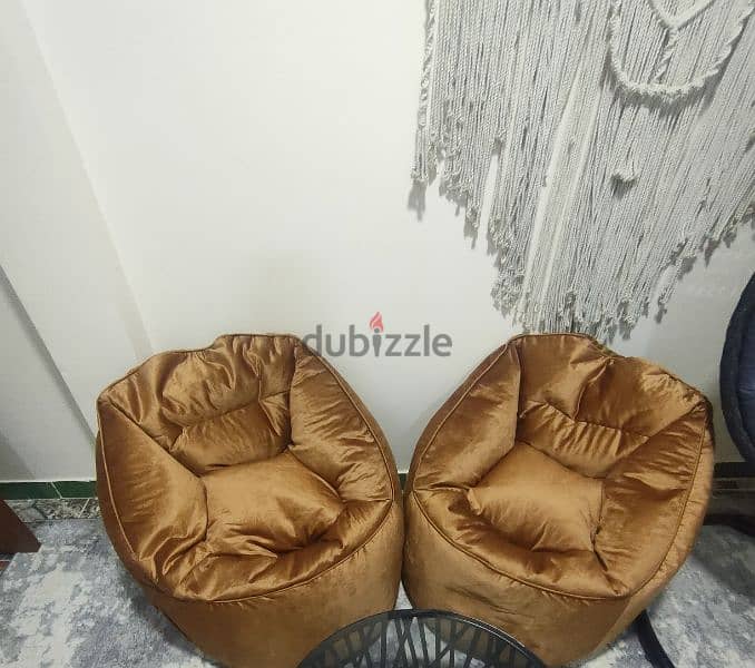 للبيع 2 بين باجز bean bags انتاج هومز مارت 1