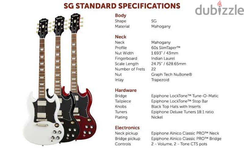 epiphone sg standard 5