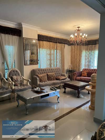 Furnished villa for rent in Al-Rehab, at an empty price   Fully air conditioned, the villa is in very excellent condition