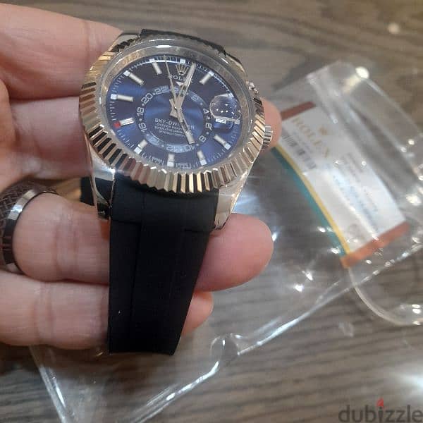 Rolex sky dweller bleu whatsapp 01118659401 3