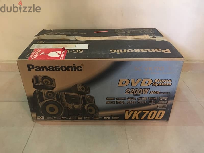 panasonic dvd stereo system vk70d باناسونيك دي في دي 1