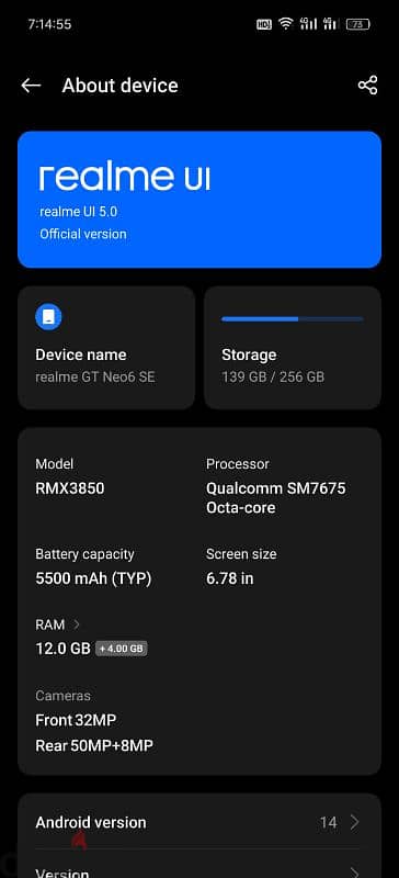 Realme GT neo 6 se 1