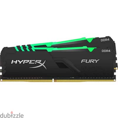 Kingston RGB Hyper-X Fury DDR4 3200 (2x8gb) رام