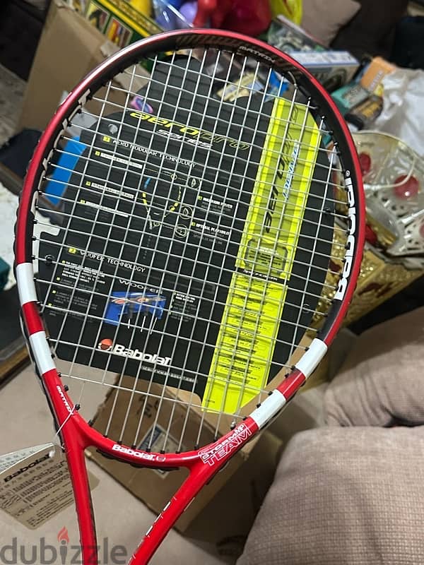 new with ticket babolat racket 4