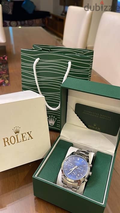 Brand New Rolex Men's Watch - Blue Color