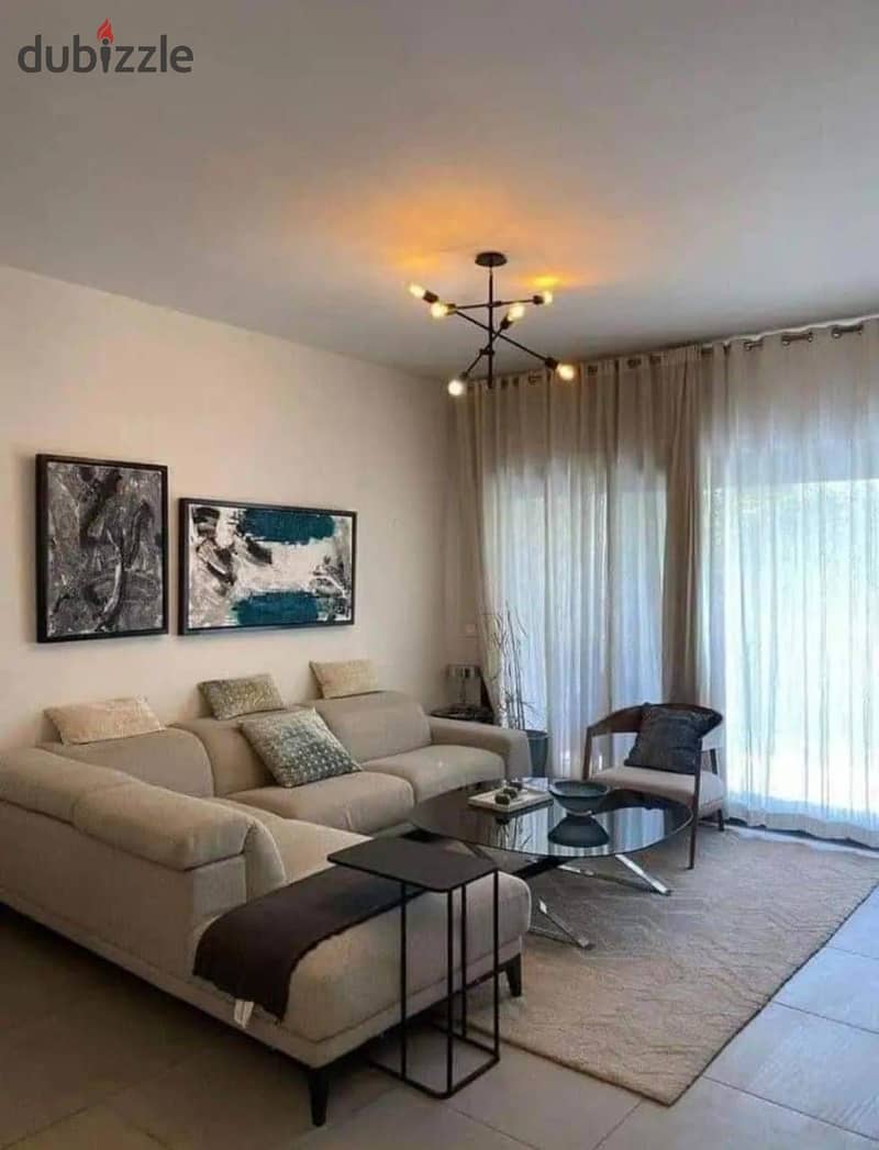 An apartment with immediate receipt for sale in the Fifth Settlement is available for viewing minutes from Madinty 0