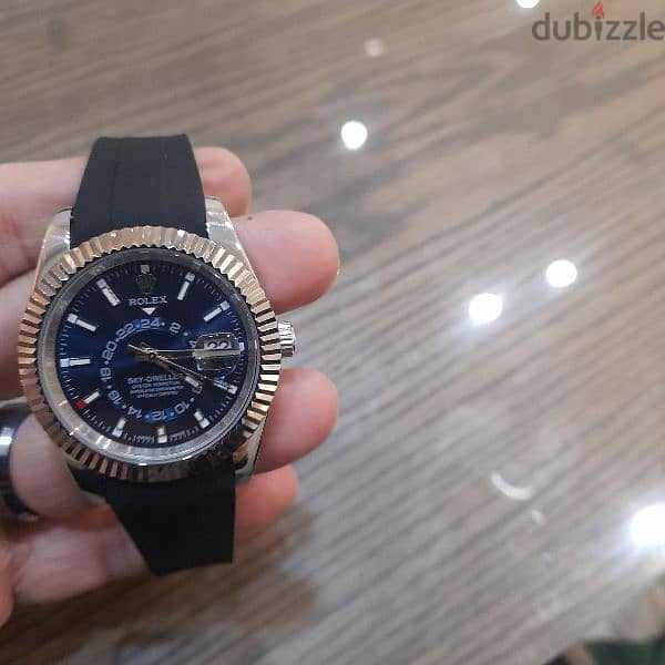 Rolex sky dweller bleu 5