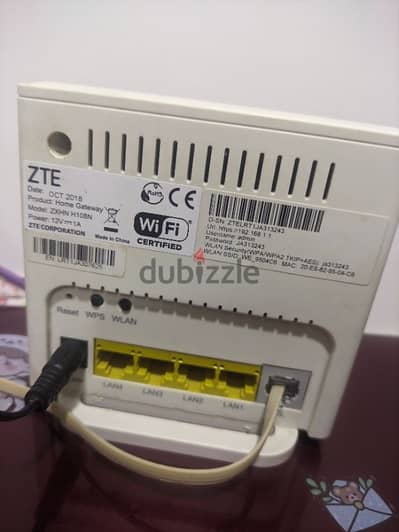 zte h108n ADSL router "we"