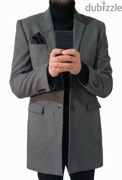 بالطو جوخ بلليني هاف رجالي men coat