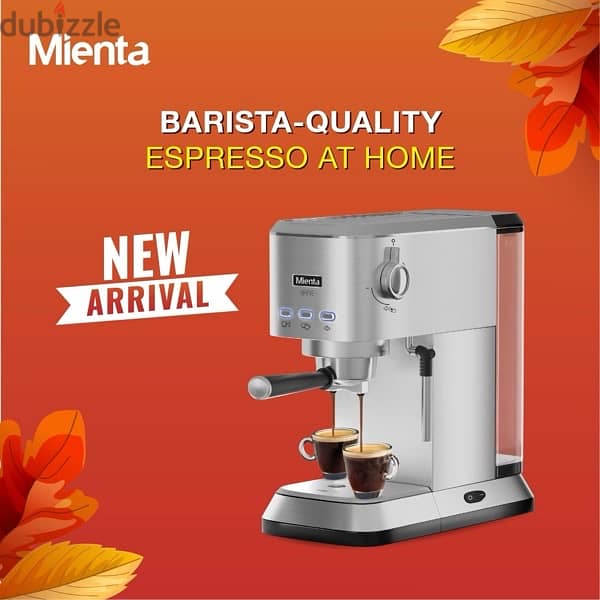 Mienta Breve Espresso Machine 15