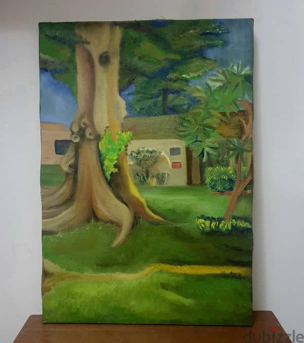 Oil painting landscape without frame 4